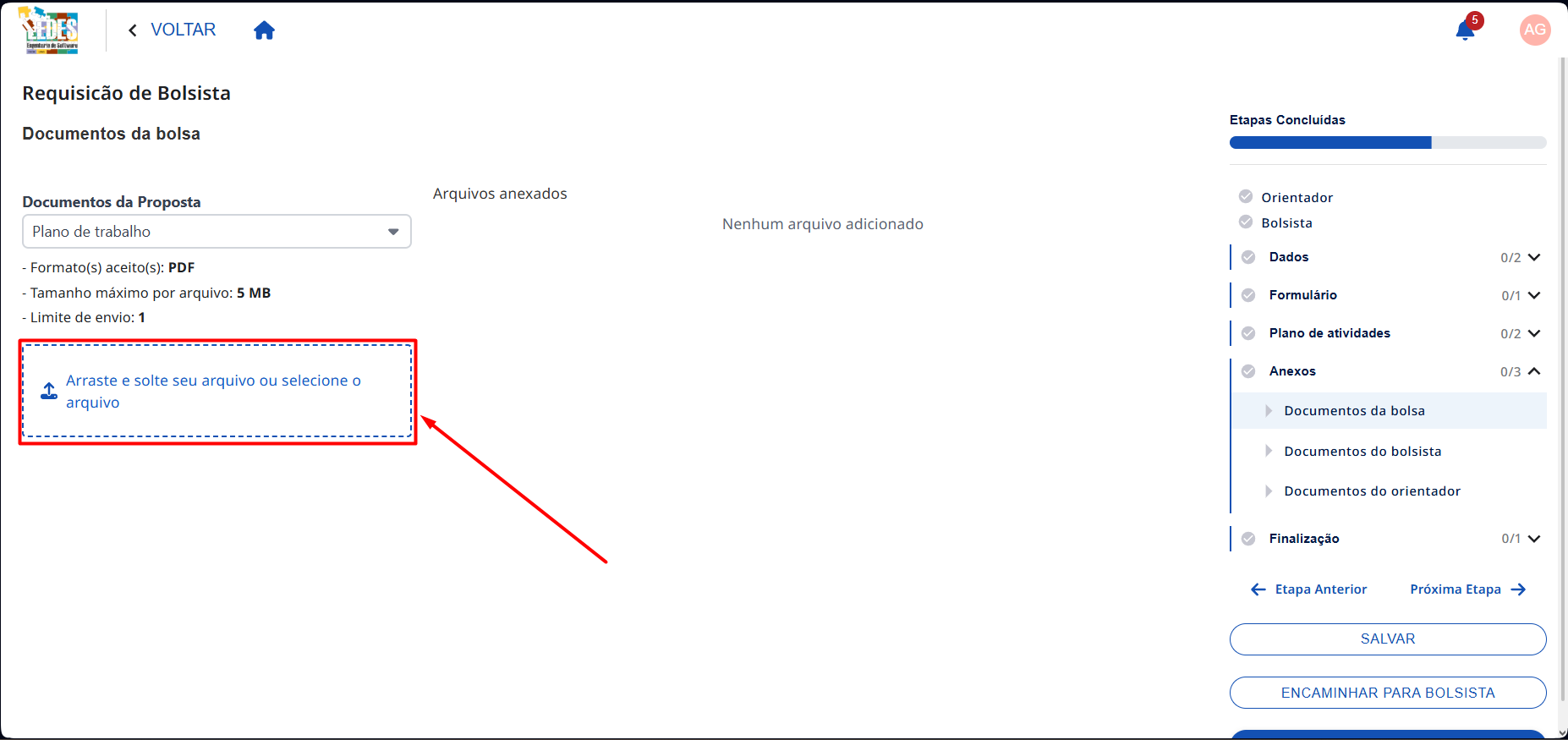 Anexar Documento