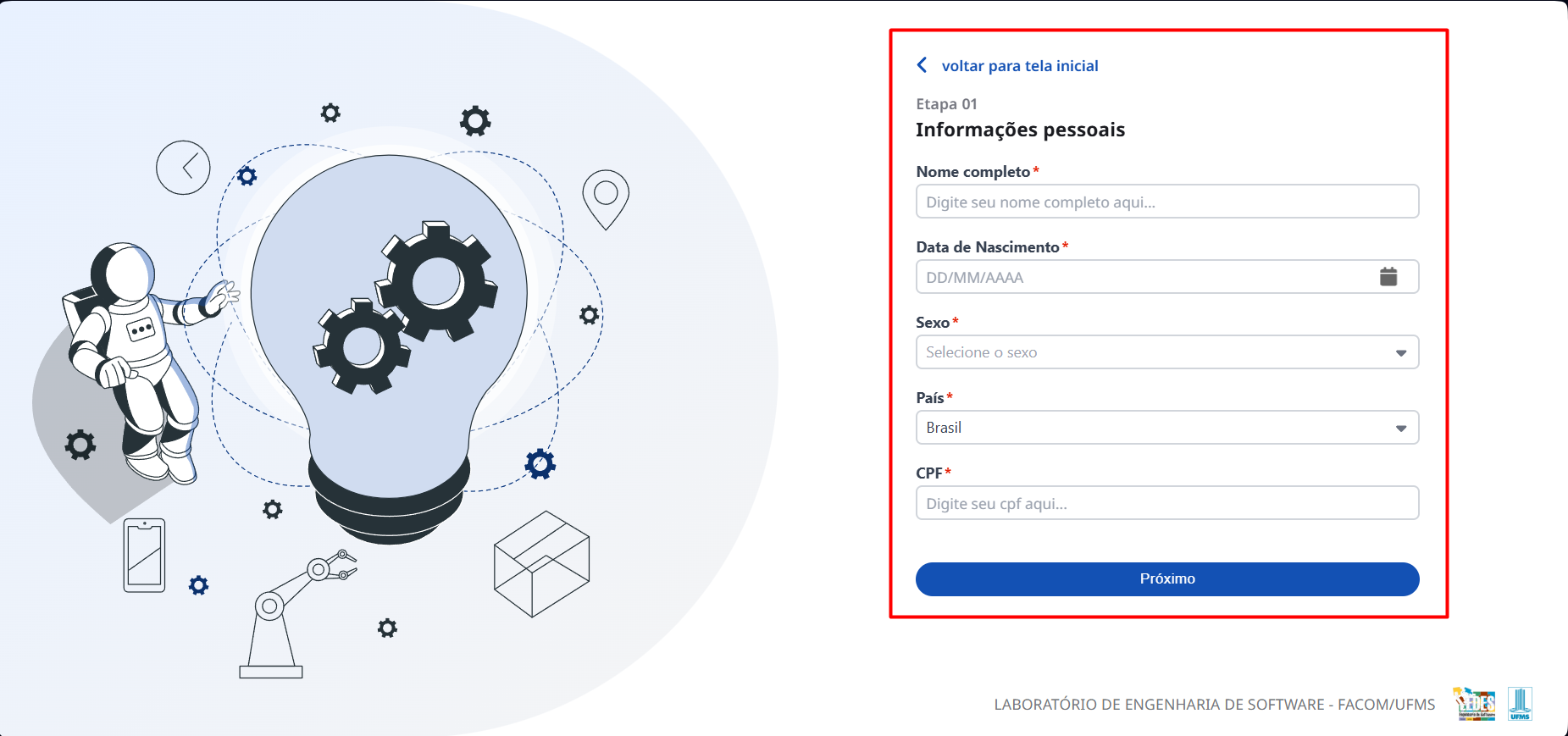 Informações pessoais